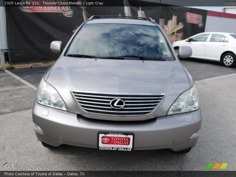 Thunder Cloud Metallic / Light Gray 2005 Lexus RX 330