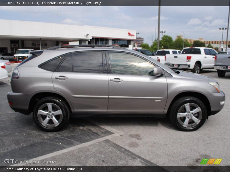 Thunder Cloud Metallic / Light Gray 2005 Lexus RX 330