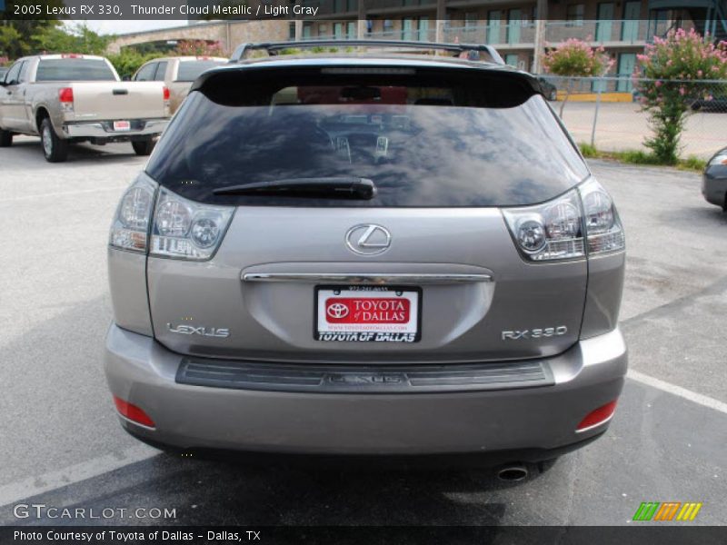 Thunder Cloud Metallic / Light Gray 2005 Lexus RX 330