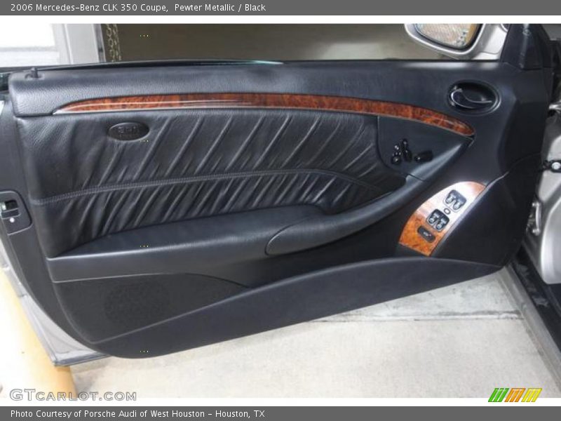 Pewter Metallic / Black 2006 Mercedes-Benz CLK 350 Coupe