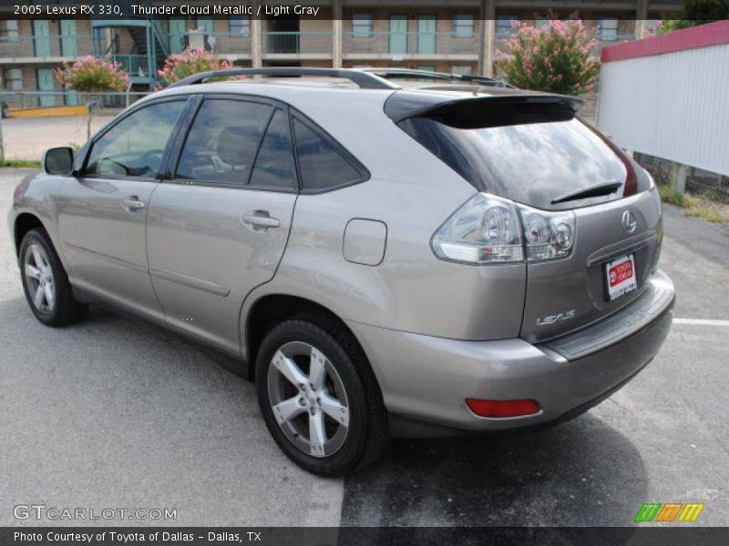 Thunder Cloud Metallic / Light Gray 2005 Lexus RX 330
