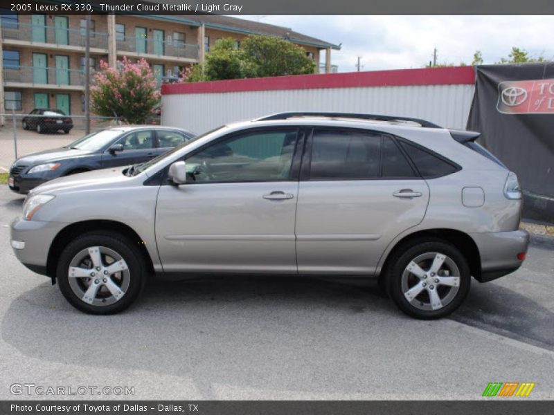 Thunder Cloud Metallic / Light Gray 2005 Lexus RX 330