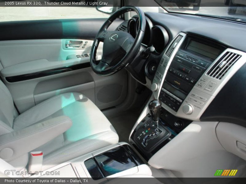 Thunder Cloud Metallic / Light Gray 2005 Lexus RX 330