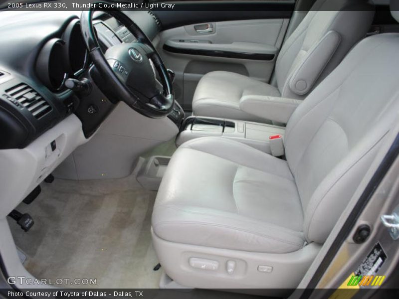 Thunder Cloud Metallic / Light Gray 2005 Lexus RX 330