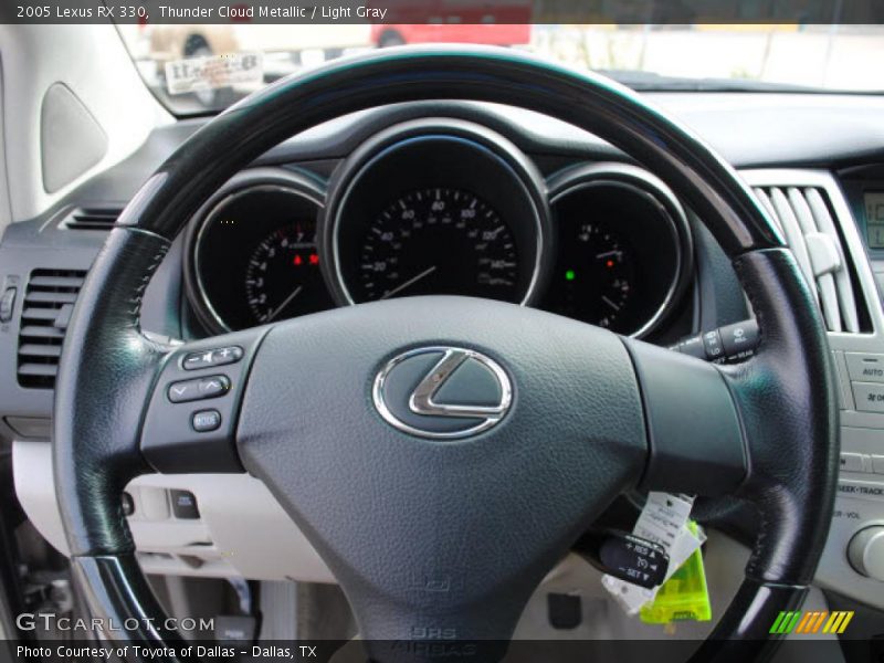 Thunder Cloud Metallic / Light Gray 2005 Lexus RX 330