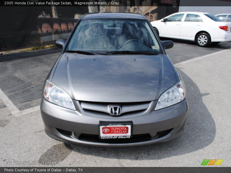 Magnesium Metallic / Gray 2005 Honda Civic Value Package Sedan