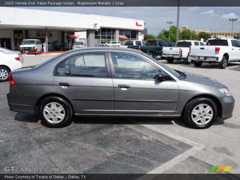 Magnesium Metallic / Gray 2005 Honda Civic Value Package Sedan