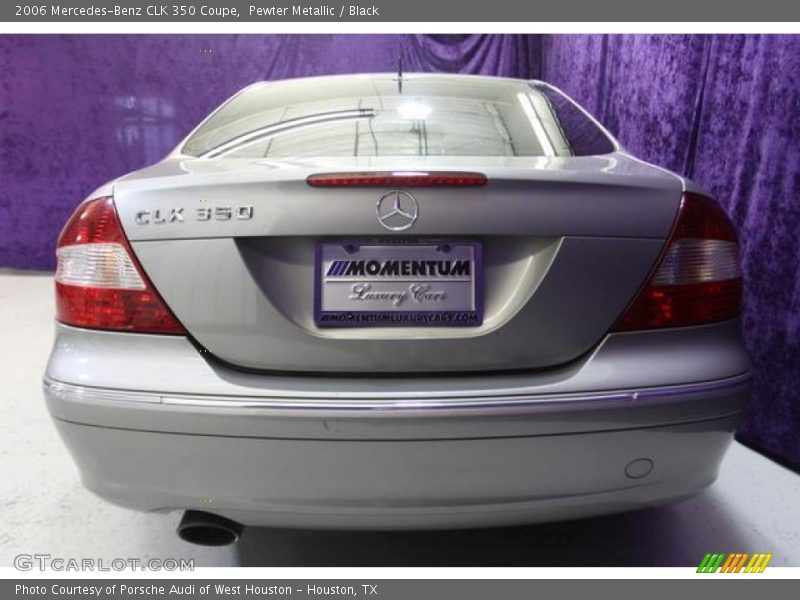 Pewter Metallic / Black 2006 Mercedes-Benz CLK 350 Coupe