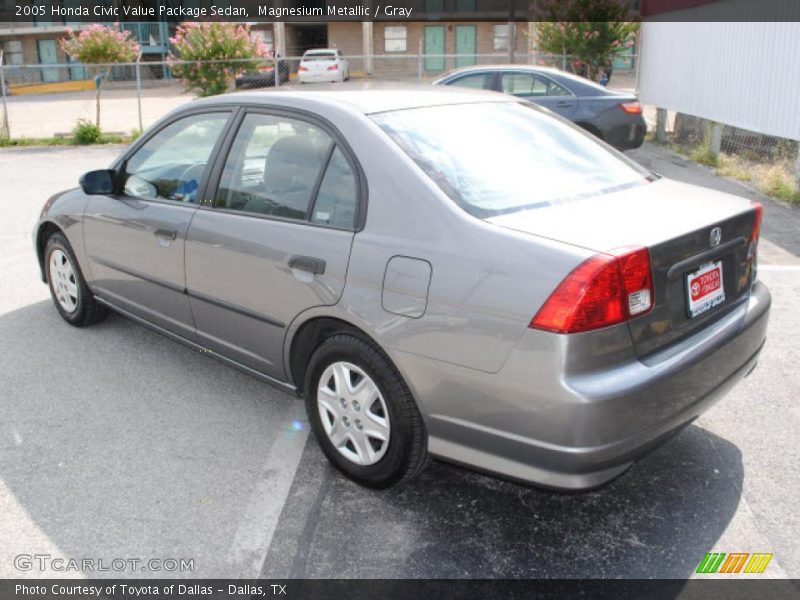 Magnesium Metallic / Gray 2005 Honda Civic Value Package Sedan