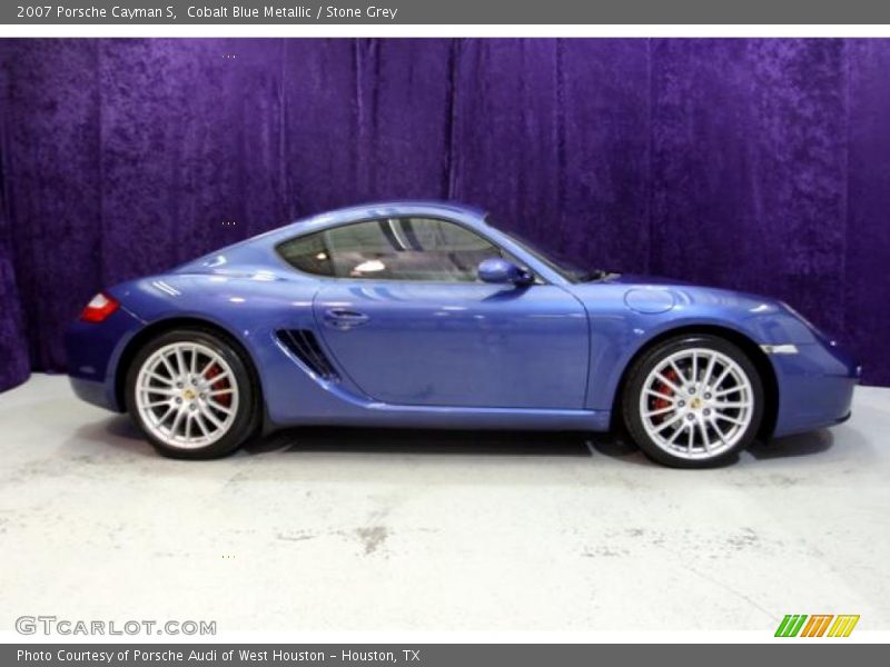 Cobalt Blue Metallic / Stone Grey 2007 Porsche Cayman S