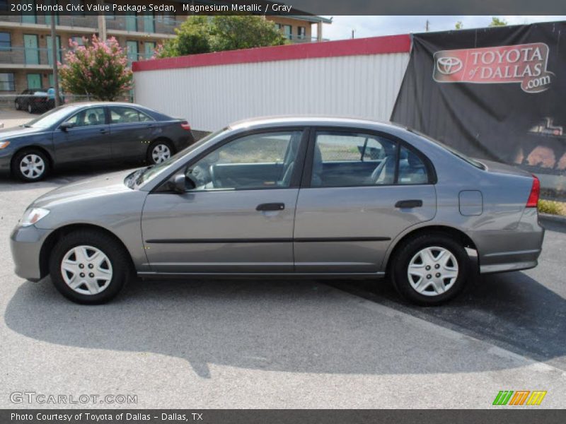 Magnesium Metallic / Gray 2005 Honda Civic Value Package Sedan