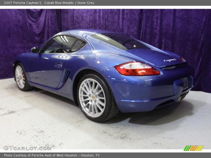 Cobalt Blue Metallic / Stone Grey 2007 Porsche Cayman S