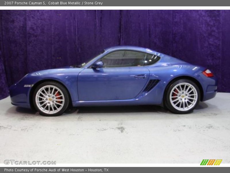 Cobalt Blue Metallic / Stone Grey 2007 Porsche Cayman S