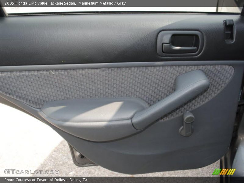 Magnesium Metallic / Gray 2005 Honda Civic Value Package Sedan