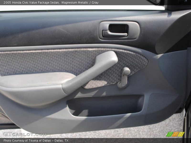 Magnesium Metallic / Gray 2005 Honda Civic Value Package Sedan