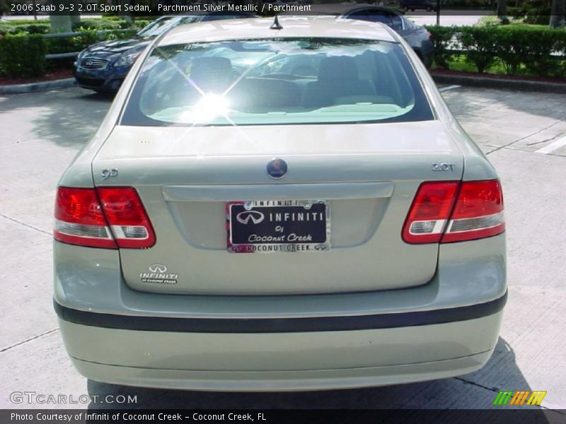 Parchment Silver Metallic / Parchment 2006 Saab 9-3 2.0T Sport Sedan