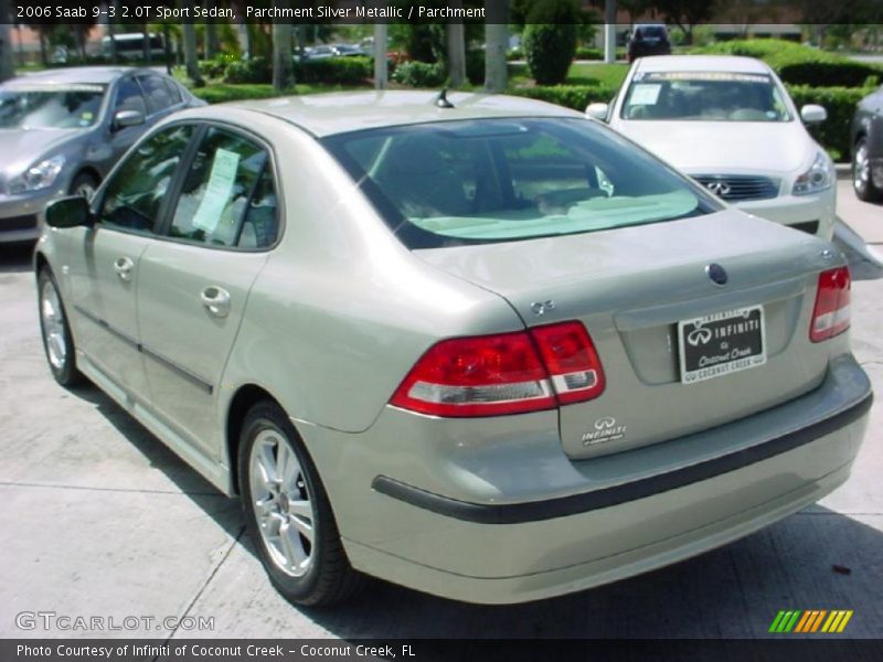 Parchment Silver Metallic / Parchment 2006 Saab 9-3 2.0T Sport Sedan
