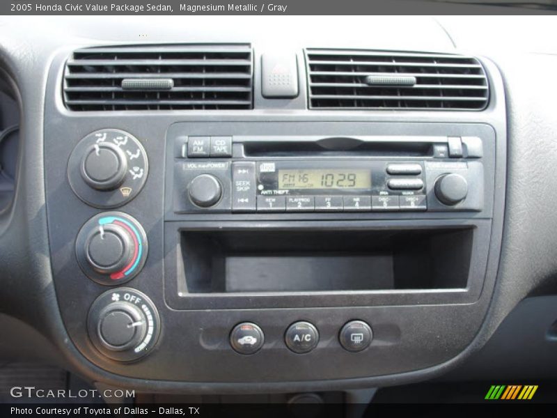 Magnesium Metallic / Gray 2005 Honda Civic Value Package Sedan