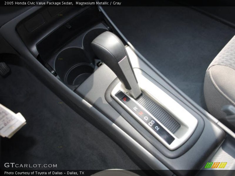 Magnesium Metallic / Gray 2005 Honda Civic Value Package Sedan