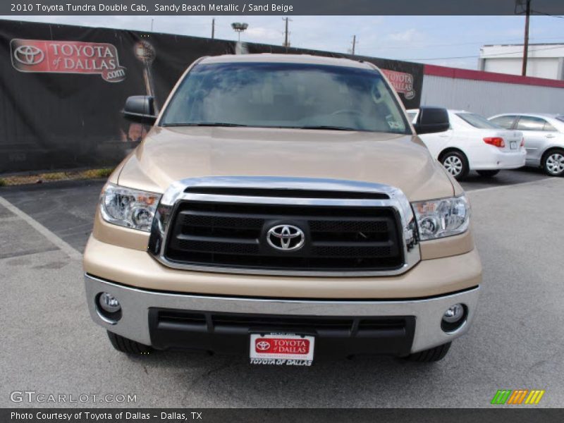 Sandy Beach Metallic / Sand Beige 2010 Toyota Tundra Double Cab