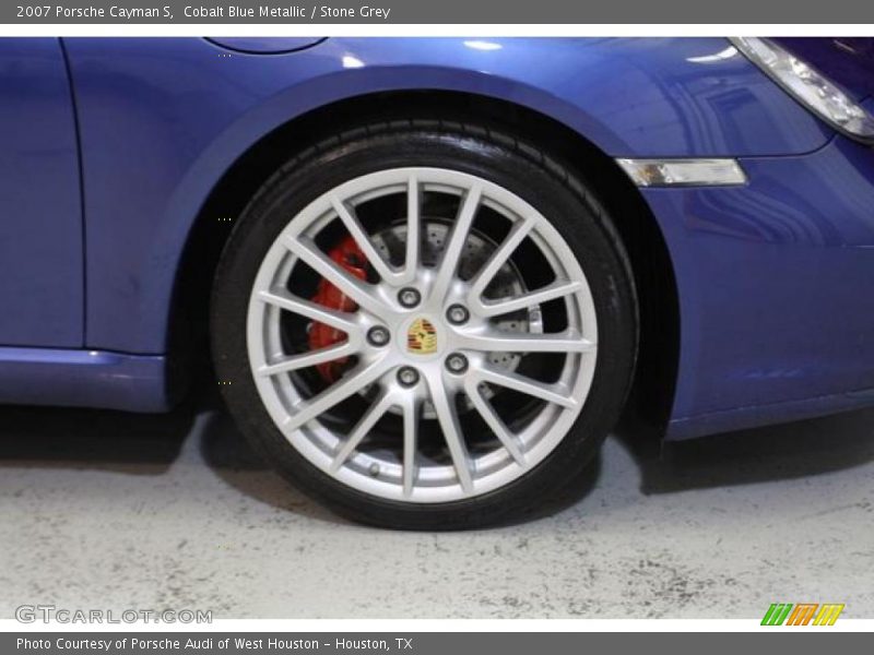 Cobalt Blue Metallic / Stone Grey 2007 Porsche Cayman S