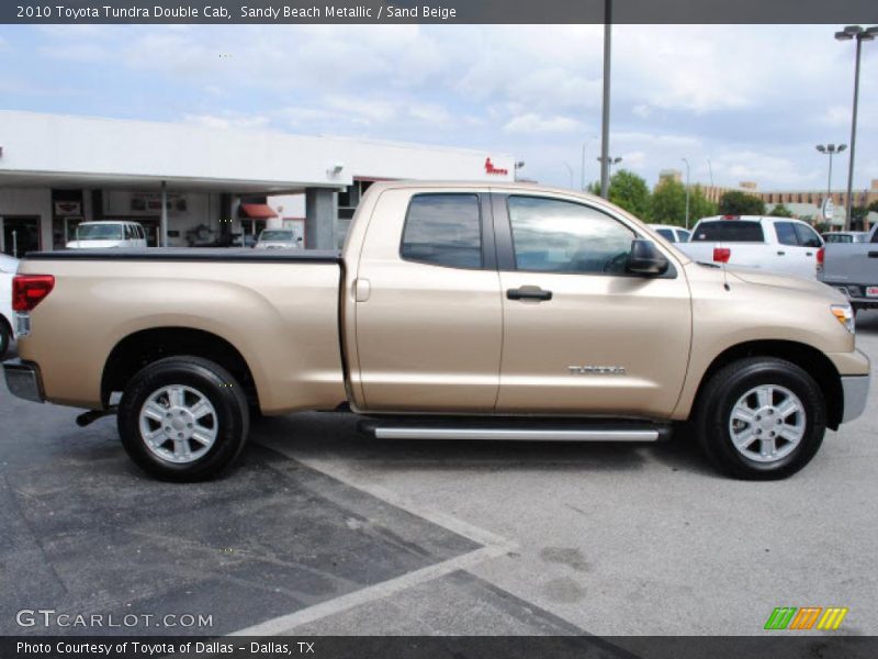 Sandy Beach Metallic / Sand Beige 2010 Toyota Tundra Double Cab