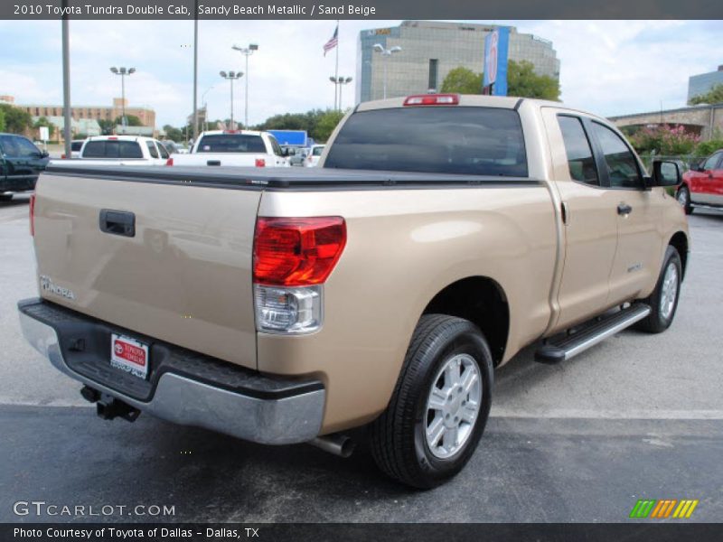 Sandy Beach Metallic / Sand Beige 2010 Toyota Tundra Double Cab