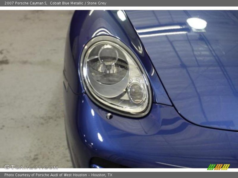 Cobalt Blue Metallic / Stone Grey 2007 Porsche Cayman S