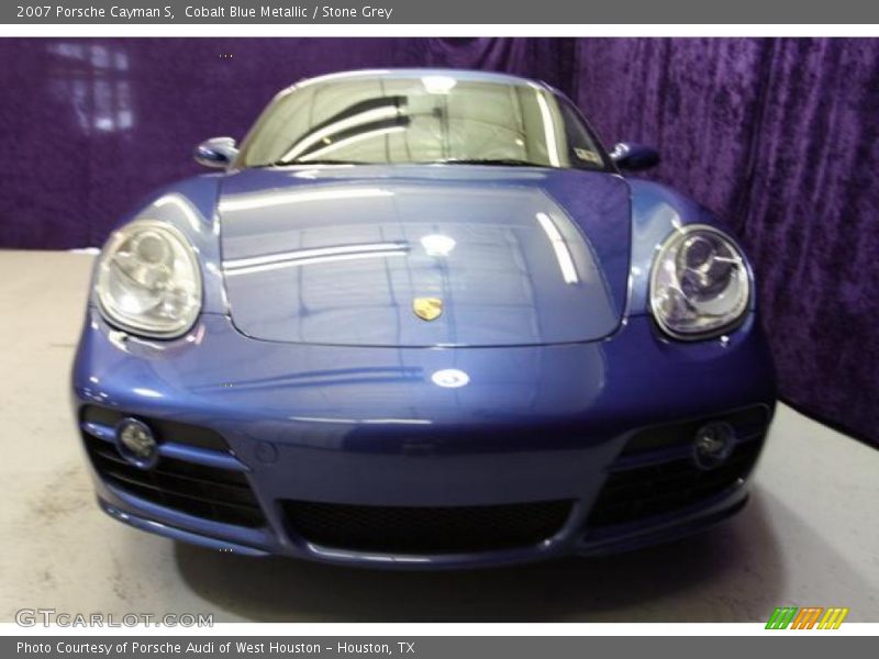 Cobalt Blue Metallic / Stone Grey 2007 Porsche Cayman S