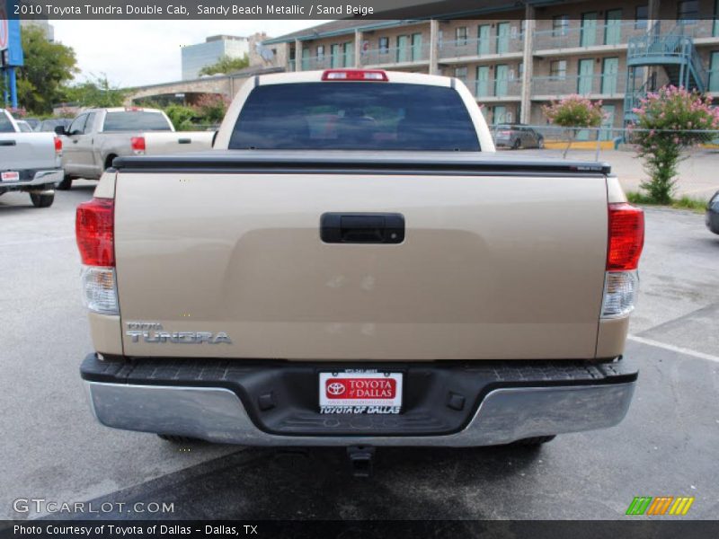Sandy Beach Metallic / Sand Beige 2010 Toyota Tundra Double Cab