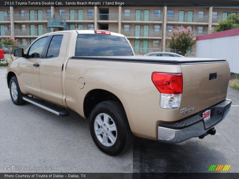 Sandy Beach Metallic / Sand Beige 2010 Toyota Tundra Double Cab
