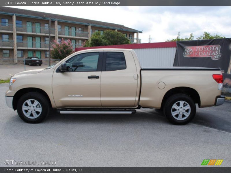 Sandy Beach Metallic / Sand Beige 2010 Toyota Tundra Double Cab