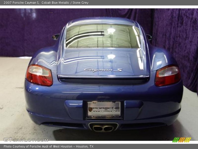 Cobalt Blue Metallic / Stone Grey 2007 Porsche Cayman S