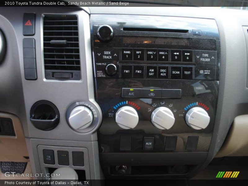 Sandy Beach Metallic / Sand Beige 2010 Toyota Tundra Double Cab