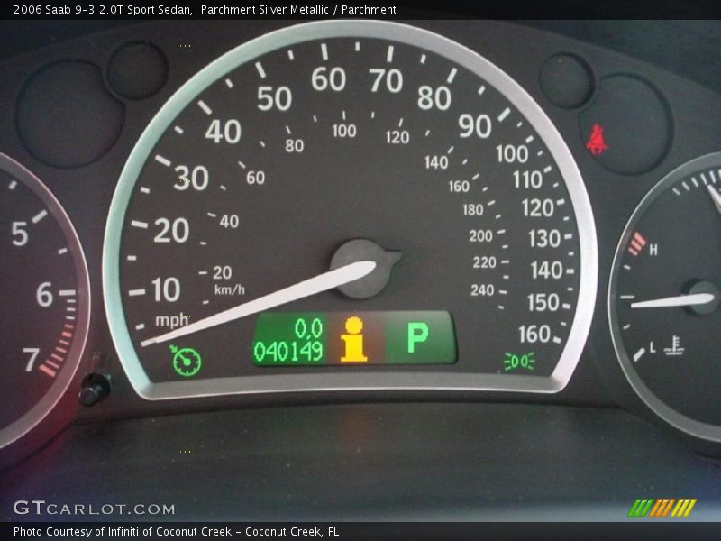 Parchment Silver Metallic / Parchment 2006 Saab 9-3 2.0T Sport Sedan