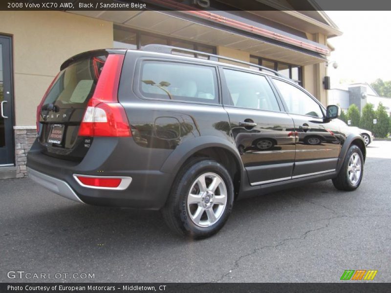 Black / Sandstone Beige 2008 Volvo XC70 AWD