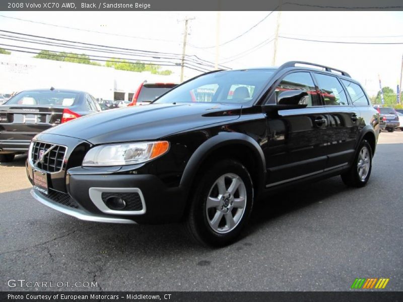 Black / Sandstone Beige 2008 Volvo XC70 AWD