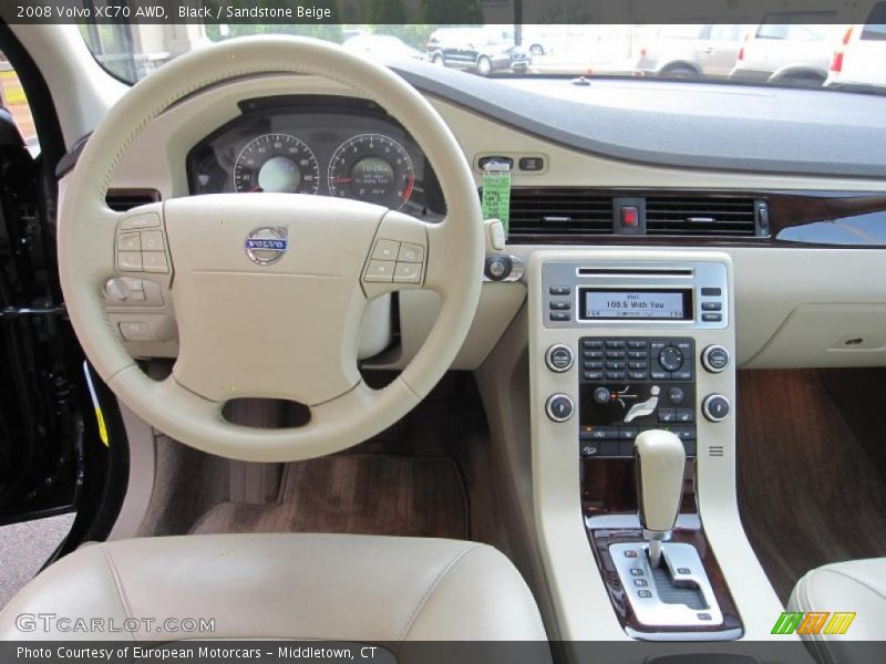 Black / Sandstone Beige 2008 Volvo XC70 AWD