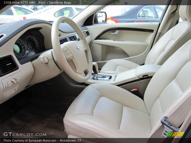 Black / Sandstone Beige 2008 Volvo XC70 AWD