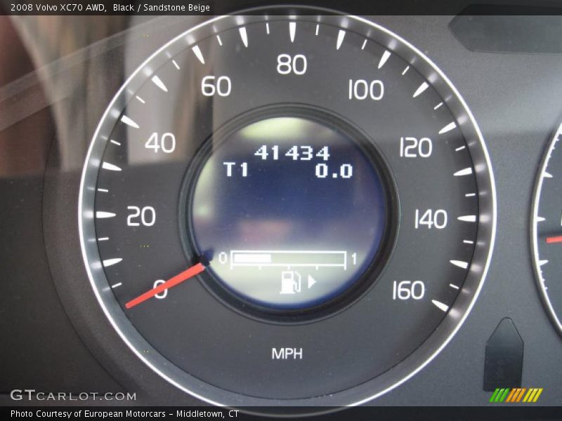 Black / Sandstone Beige 2008 Volvo XC70 AWD