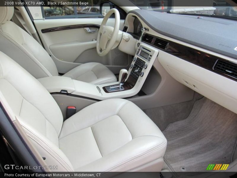 Black / Sandstone Beige 2008 Volvo XC70 AWD