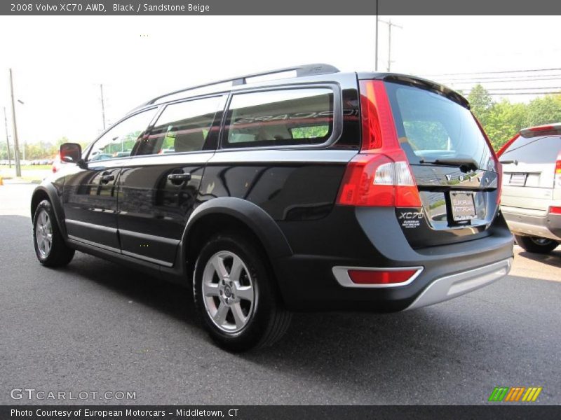 Black / Sandstone Beige 2008 Volvo XC70 AWD
