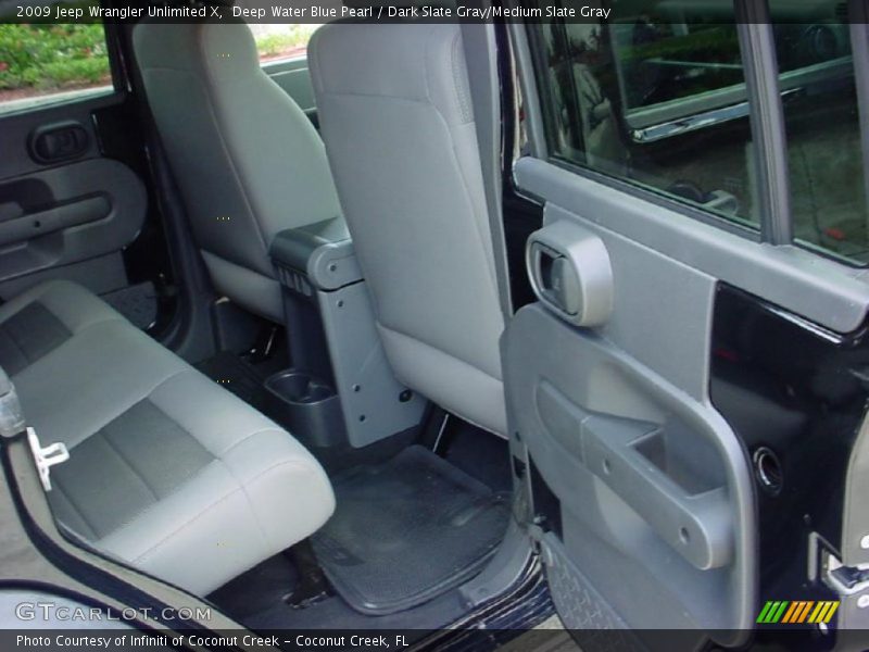 Deep Water Blue Pearl / Dark Slate Gray/Medium Slate Gray 2009 Jeep Wrangler Unlimited X