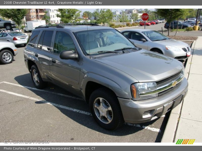 Graystone Metallic / Light Gray 2008 Chevrolet TrailBlazer LS 4x4