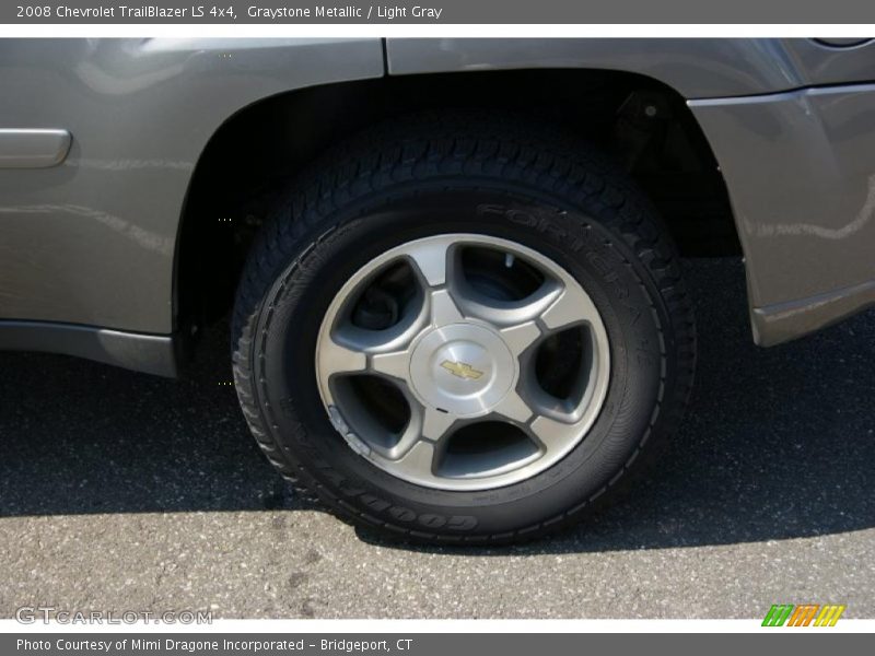 Graystone Metallic / Light Gray 2008 Chevrolet TrailBlazer LS 4x4