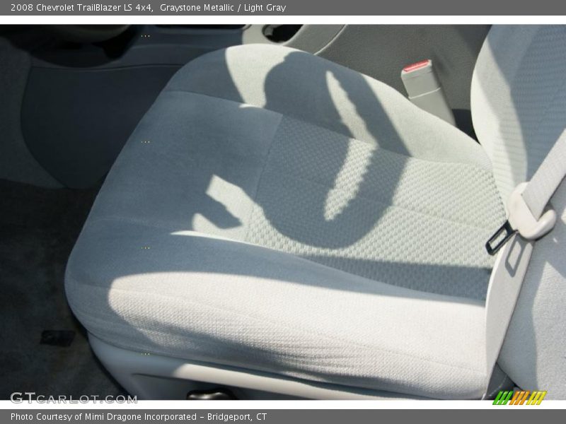 Graystone Metallic / Light Gray 2008 Chevrolet TrailBlazer LS 4x4