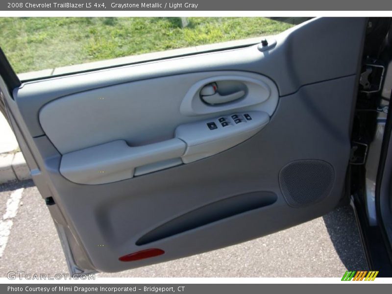 Graystone Metallic / Light Gray 2008 Chevrolet TrailBlazer LS 4x4