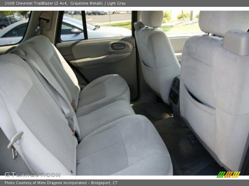 Graystone Metallic / Light Gray 2008 Chevrolet TrailBlazer LS 4x4