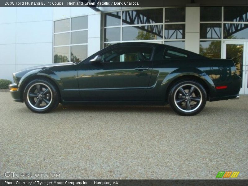 Highland Green Metallic / Dark Charcoal 2008 Ford Mustang Bullitt Coupe