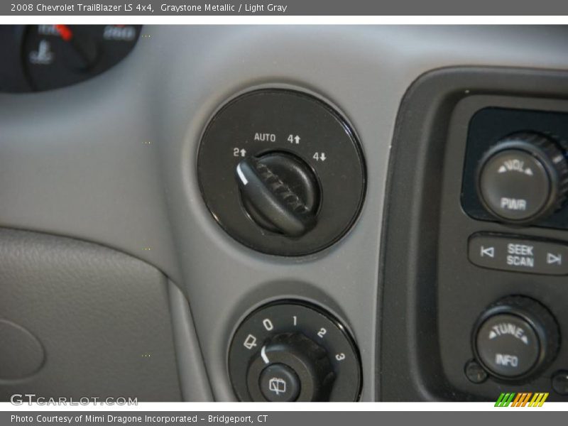 Graystone Metallic / Light Gray 2008 Chevrolet TrailBlazer LS 4x4